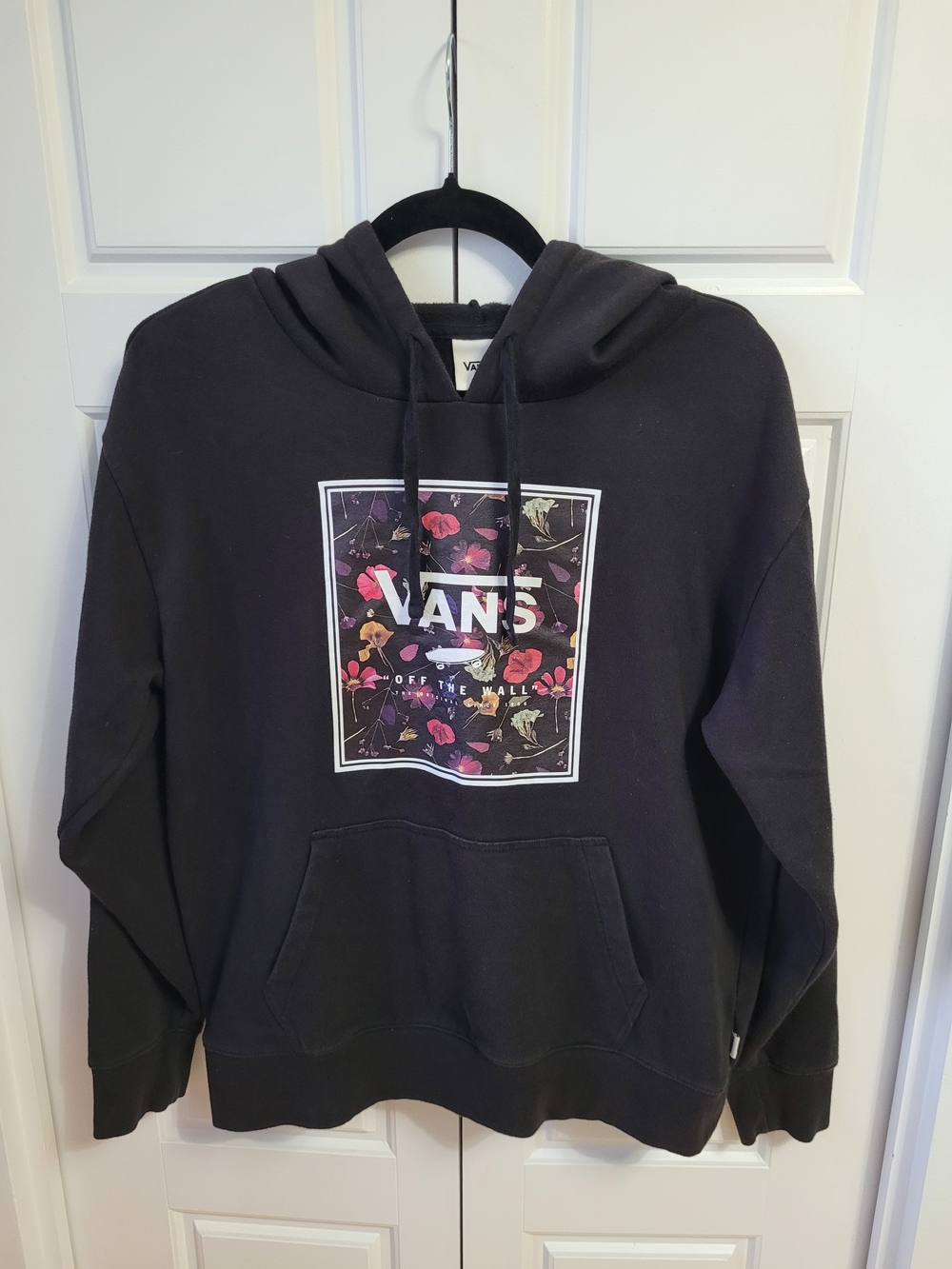 Vans Off The Wall Boxed Pressed Floral Boyfriend Hoodie – Size Small